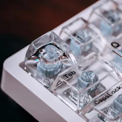 SA Profile Translucent Keycap Thick Material Resin SA Keycap Suitable for Mechanical Keyboard Keycap Keyboard Accessories Gift