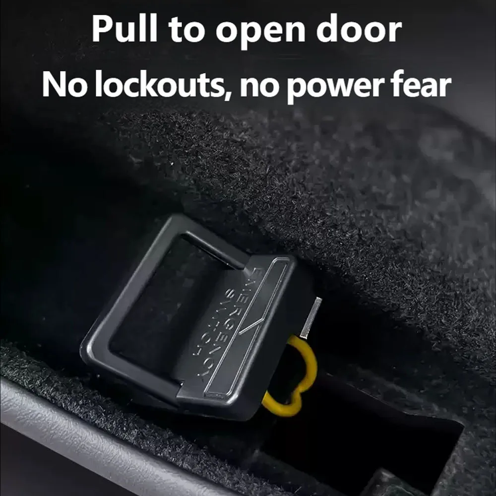 For Tesla model 3 Rear Door Mechanical Switch Door Emergency Handle Manual Door Release Emergency Puller Button