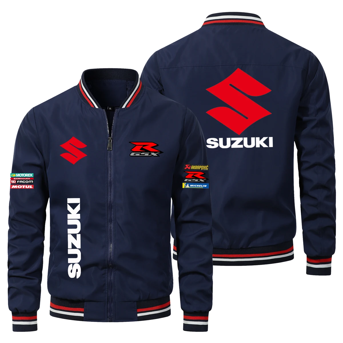 

Men's thin Suzuki cycling jacket, racing motorcycle jacket, cycling sports coat, windbreaker, motorcycle top