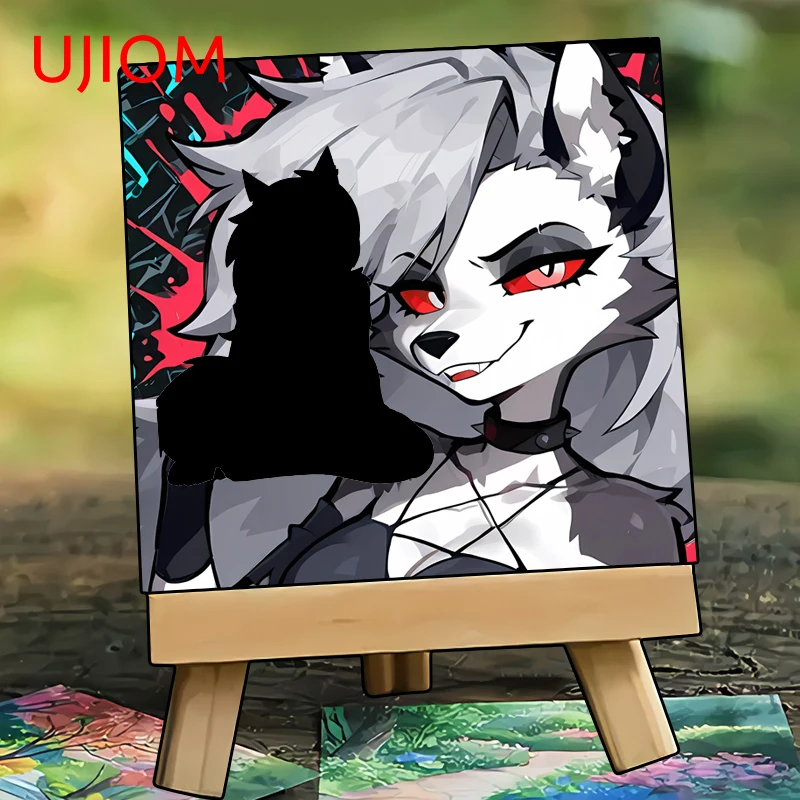 UJIOM Loona Anime Peripheral Wall Sticker Trendy Premium Creative Customizable Sunscreen Decal Suitable For Smooth Surface