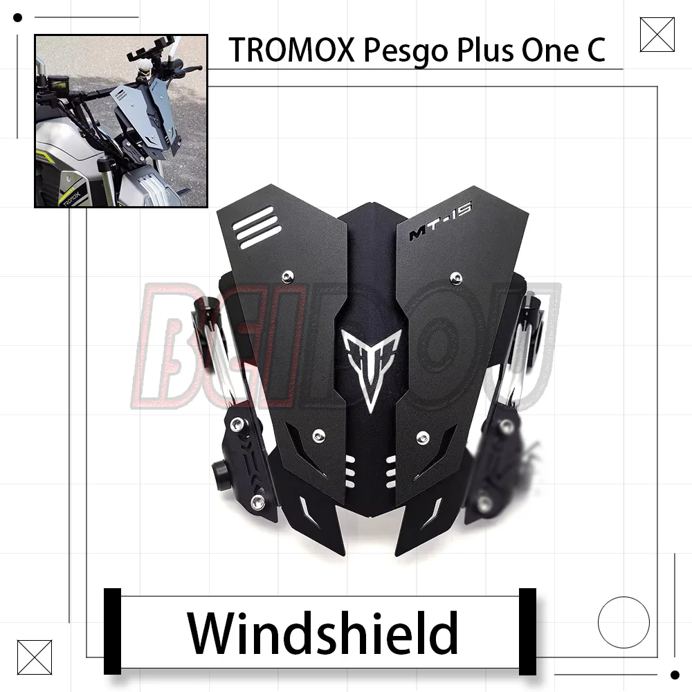 

For TROMOX Pesgo Plus Pesgo One Pesgo C Electric Car Modified Windshield Hood Windshield Fit TROMOX Pesgo
