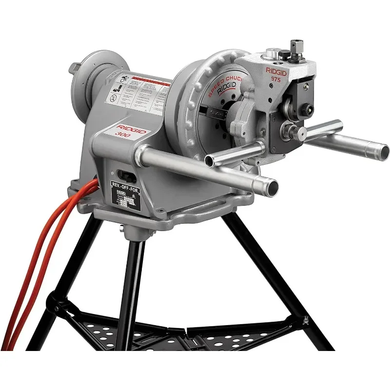 RIDGID 25638 Model 975 2-in-1 Portable Combo Roll Grooving Machine, 1/2\