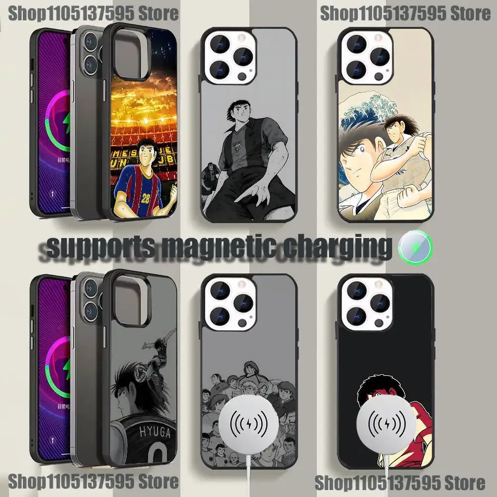 

Cool C-Captain T-Tsubasa Phone Case For iPhone 17,16,15,14,13,12,11,Pro,Max,Plus,Mini,SE4,E Magnetic Magsafe Wireless Charging