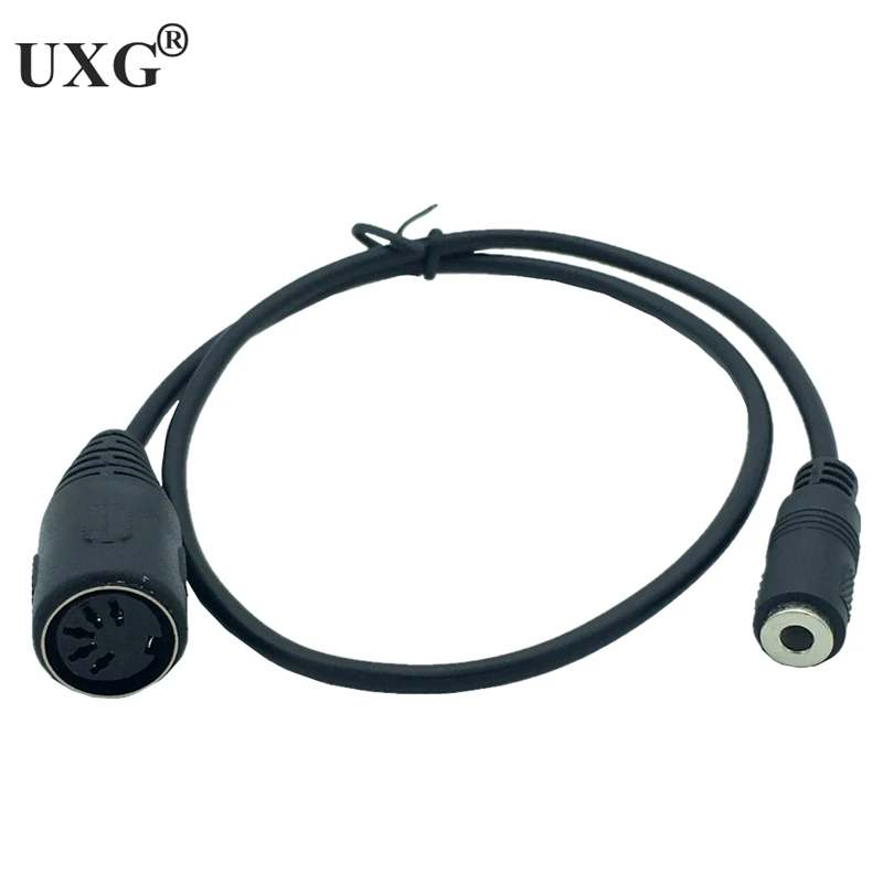 3.5mm Stereo Jack Audio Cable 3.5 mm Aux Male M to F MIDI Din 5 Pin MIDI Male Female Plug High Quality 0.5M for Microphone MIC