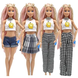 Conjunto de falda corta de transferencia de calor para muñeca, 30cm, 1/6