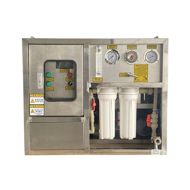 Small Mini Marine Seawater Desalination Equipment Desert Brackish Salt Water Saltwater Desalination Demineralized System Machine