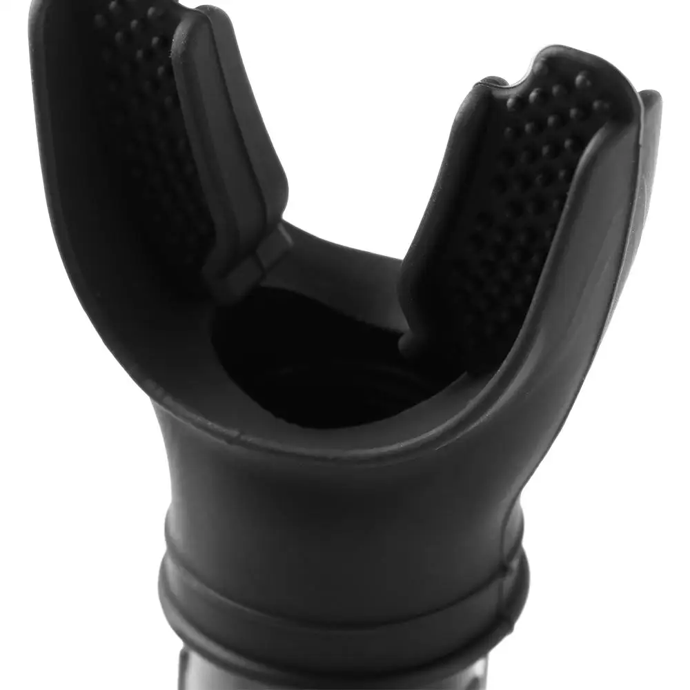 Equipamento de fitness respirador pulmonar ajustável ferramenta de exercício espiratório ao ar livre silicone preto