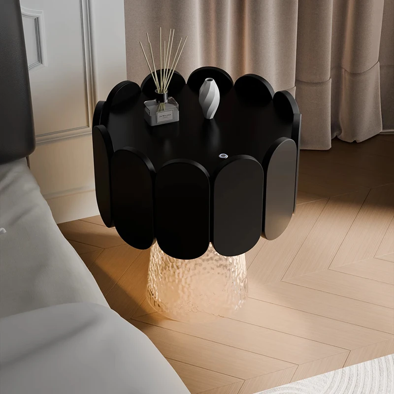 Display Trendy Bedside Table Minimalist Nights Table Space Saving Vintage Mesita De Noche Home Furniture