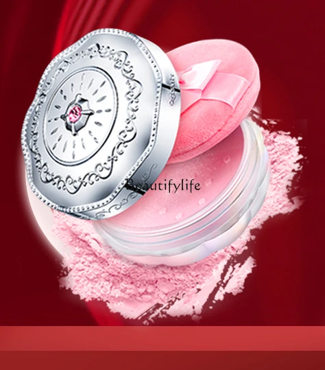 Long Lasting Finishing Powder, Face Powder, Concealer, Oil Control, Moisturizer, Waterproof, Matte, Smear-Proof Makeup