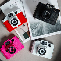 Retro Light Leak HOLGA 120 Film Camera Color 120N Medium Format Camera Lomography Lomo Kodak Fujifilm Pink Blue