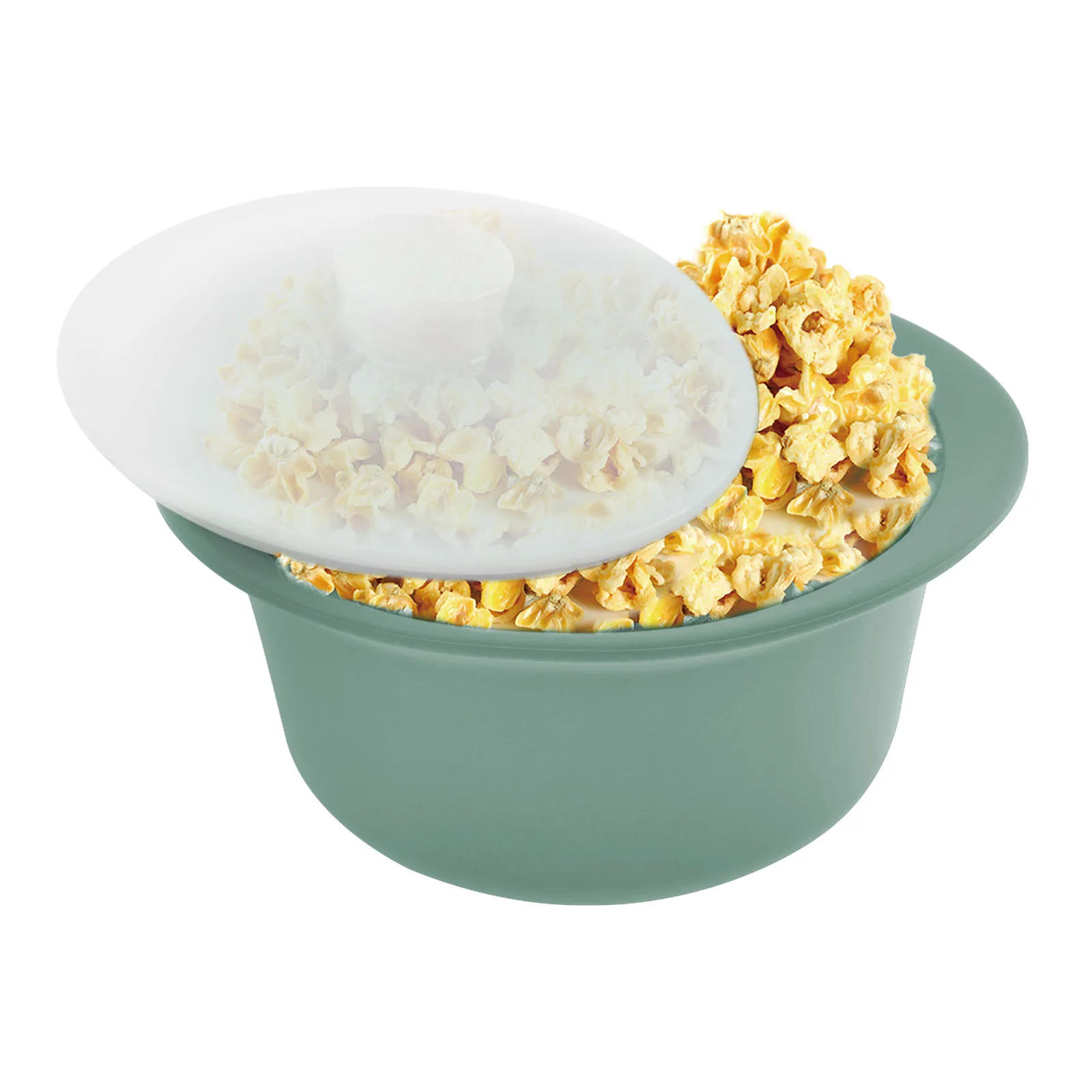 Microwave Silicone Steamer 1350 ml Large Capacity Silicone Popcorn Popper Reusable Silicone Steamer Bowl with Lid Dishwasher and