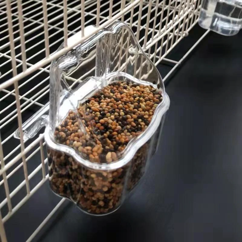 No Mess Bird Feeder Bowl สำหรับกรงสัตว์เลี้ยงสำหรับนกแก้ว Conures แก้มเขียว