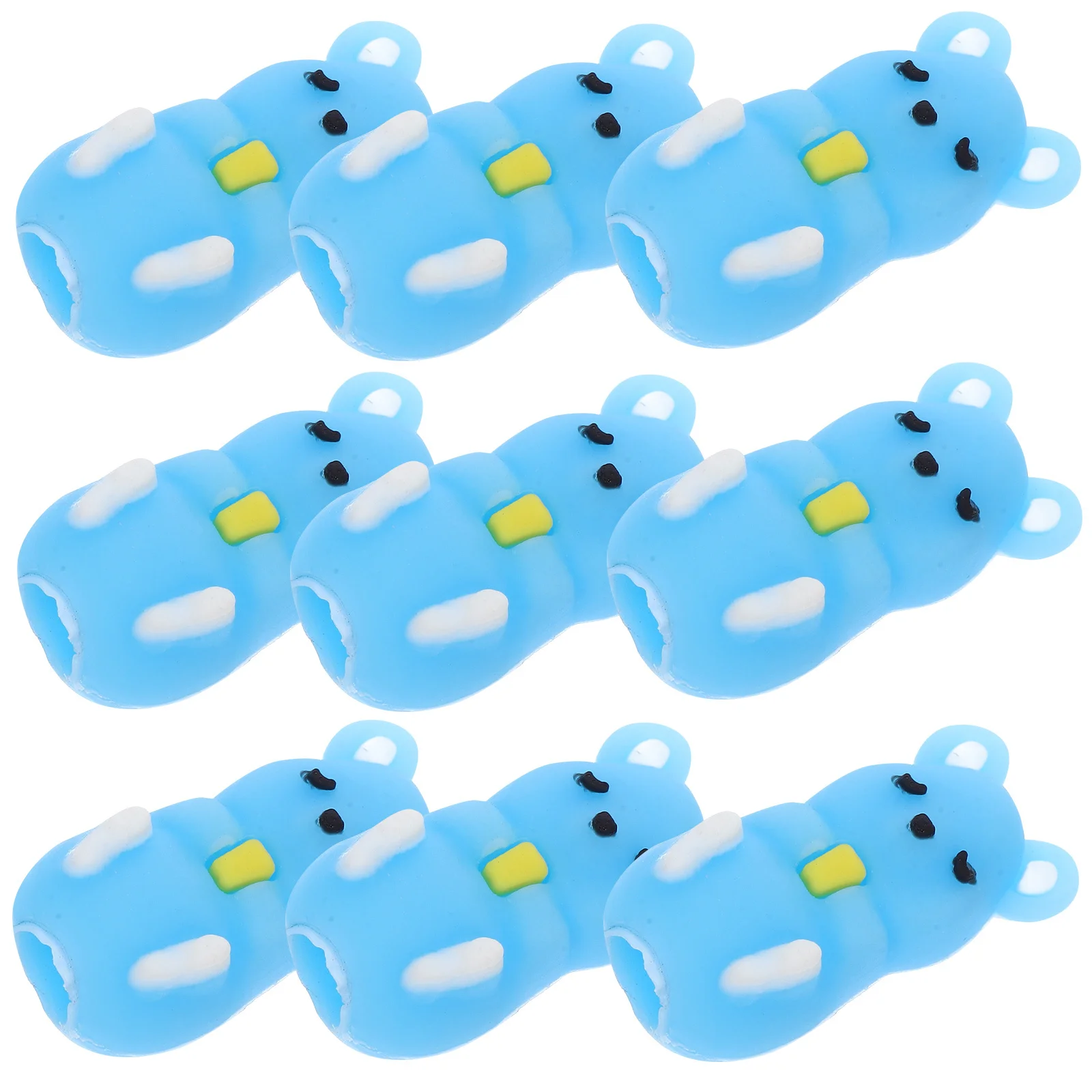 12 قطعة قلم رصاص لطيف الأكمام الكرتون سيليكون قبعات قلم رصاص هلام القلم تمديدات المحمولة القرطاسية الملحقات ل #4