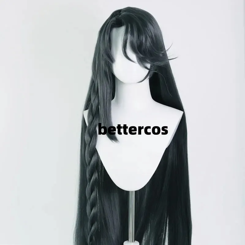 لعبة رماد المملكة ون تشو شعر مستعار تأثيري 120 سنتيمتر مقاومة للحرارة الاصطناعية الشعر هالوين حفلة كوس الباروكات + غطاء شعر مستعار