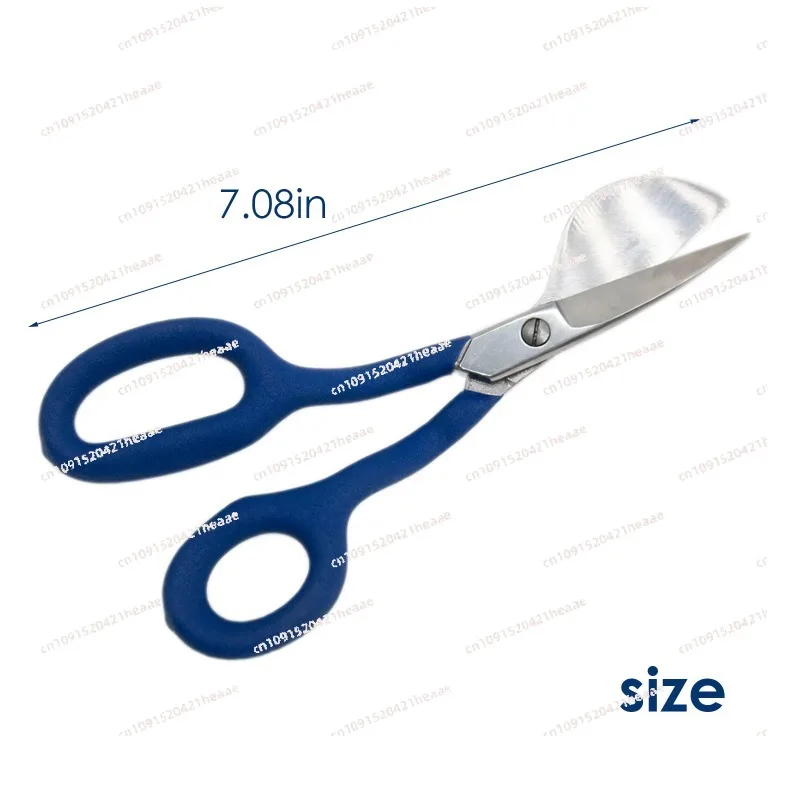 Suitable forHousehold Sewing Crafting Shears  Sturdy Duckbill Blade Scissors Tufted Carpet Soft Rubber Handle Precision