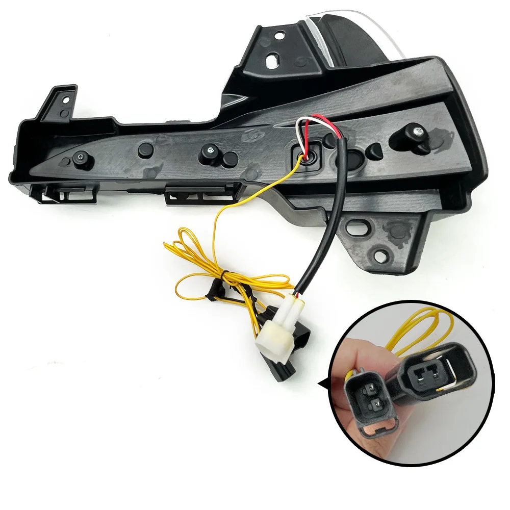 تشغيل أضواء ل تسلا نموذج 3 Y ، بدوره مصباح الضباب التجمع ، النهار و الليل ، 3 لون LED #5