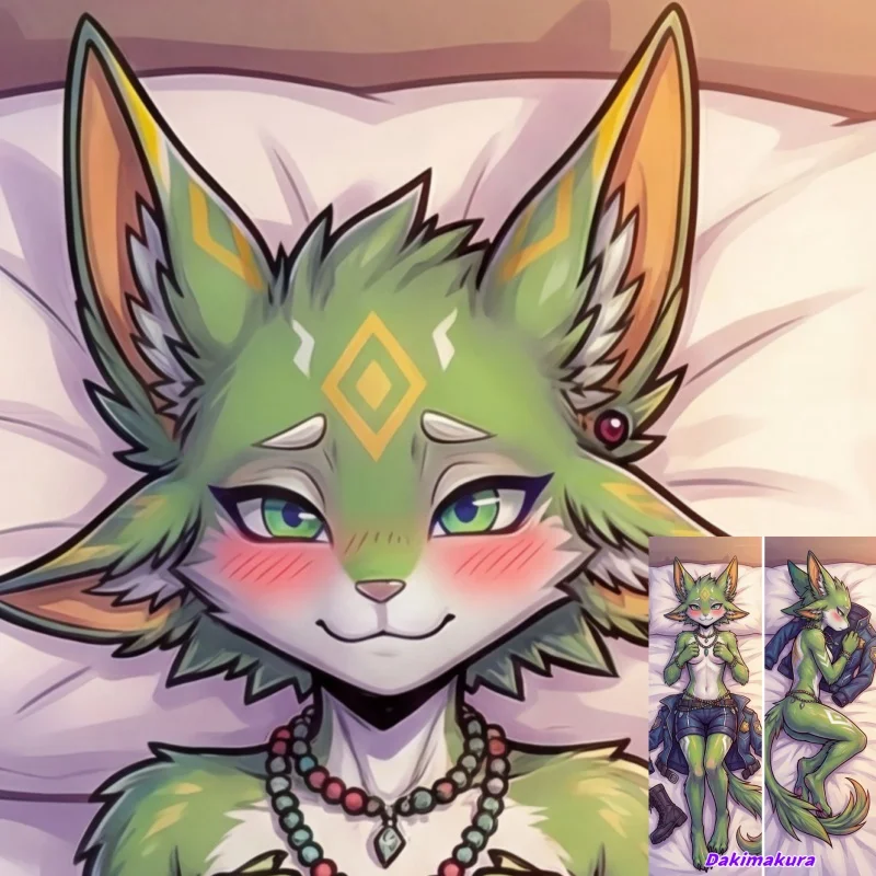 

Dakimakura Anime Pillow Case Furry Mara Double-sided Print Of Life-size Body Pillowcase Gifts