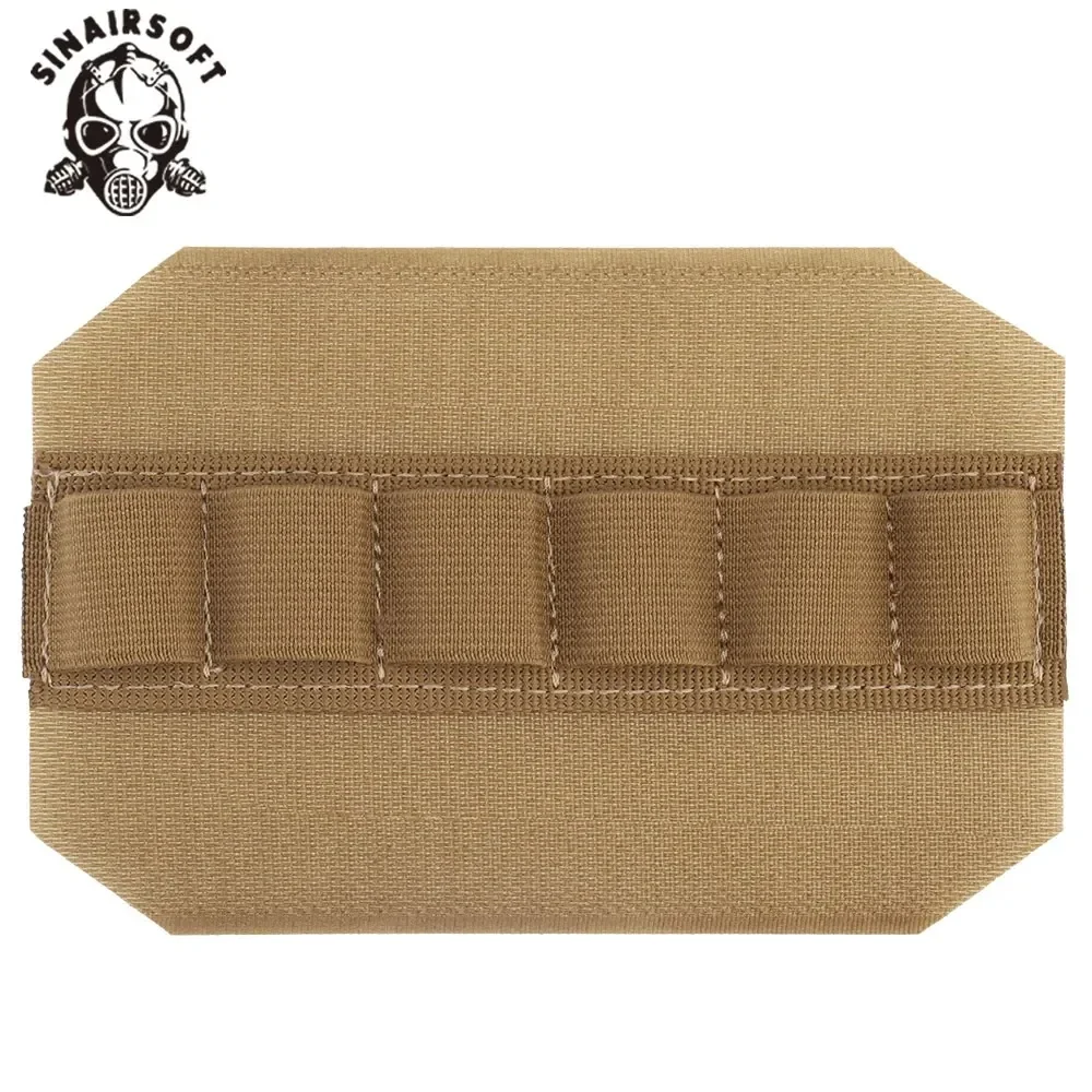 

Tactical Portable Loop Panel Pouch Insert Organizer Bullet Holder Storage Bag for MK2 MK3 MK4 Chest Rig Hunting Vest 6 Hole