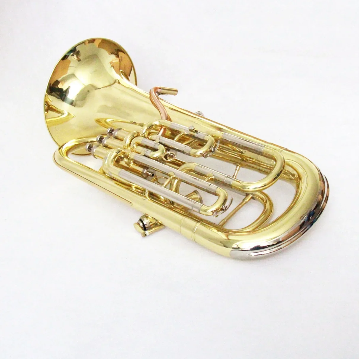 Top quality euphonium horn High grade euphonium instrument gold lacquered china professional euphonium