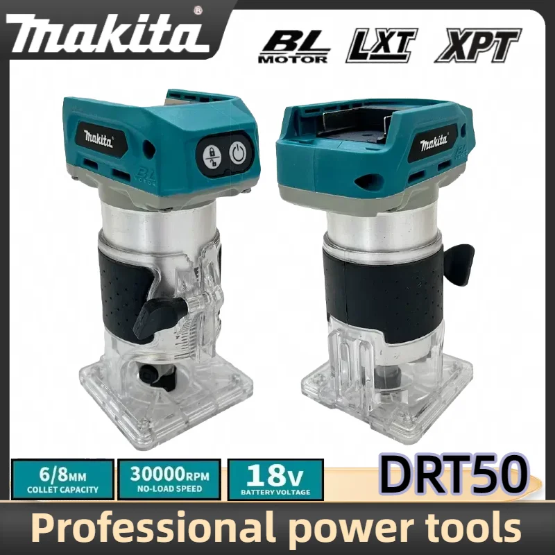 makita-drt50-brushless-trimmer-original-rechargeable-trimming-machine-cordless-slotting-tool-milling-woodwork-engraving-machine
