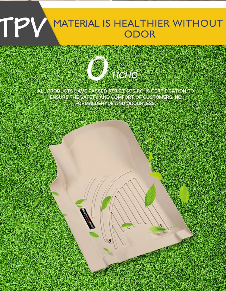 Wear Resistant Car Floor Mat for TOYOTA YARIS E Waterproof Carpets