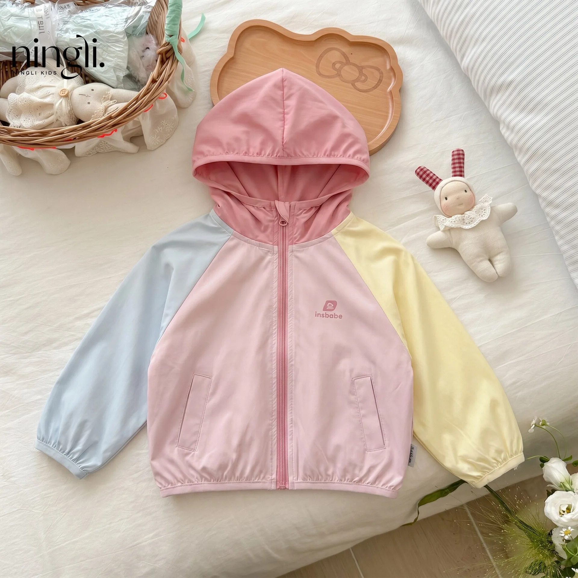 Girls' Sunscreen Clothes 2026 Summer New Children's Sunscreen Clothes Skin Clothes Look Good Western Summer