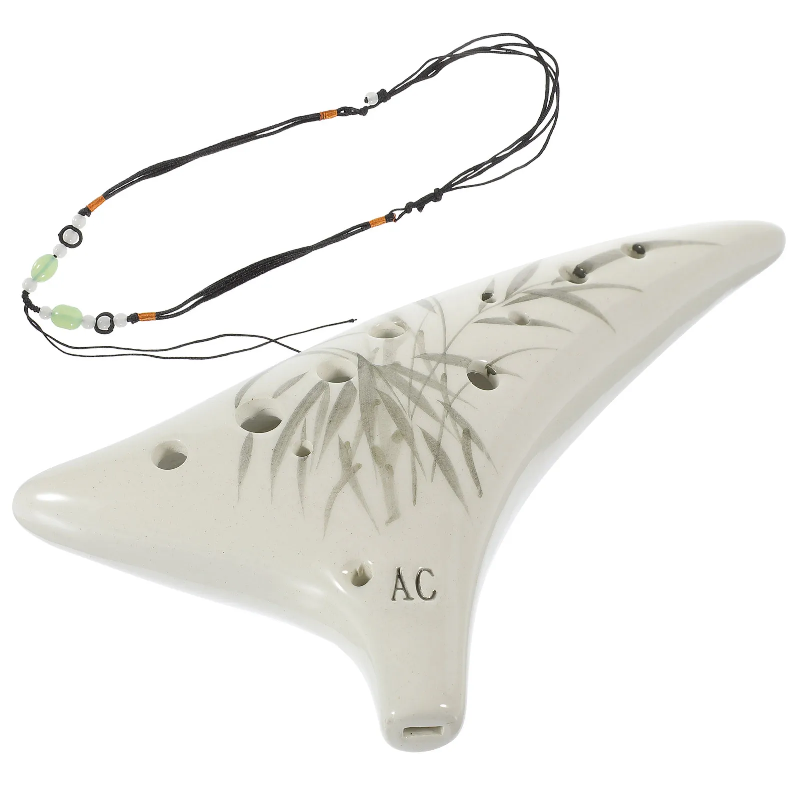 12 فتحة من السيراميك الأكرينا للمبتدئين أداة موسيقى ألتو المهنية المحمولة خفيفة الوزن مع حقيبة واقية