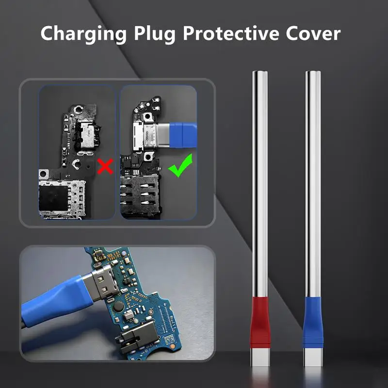 A98 Dock Charging Port Protective Cover Use For Protect Tail Plug When Disassembling Type-C Tail For Phone Repair Tool