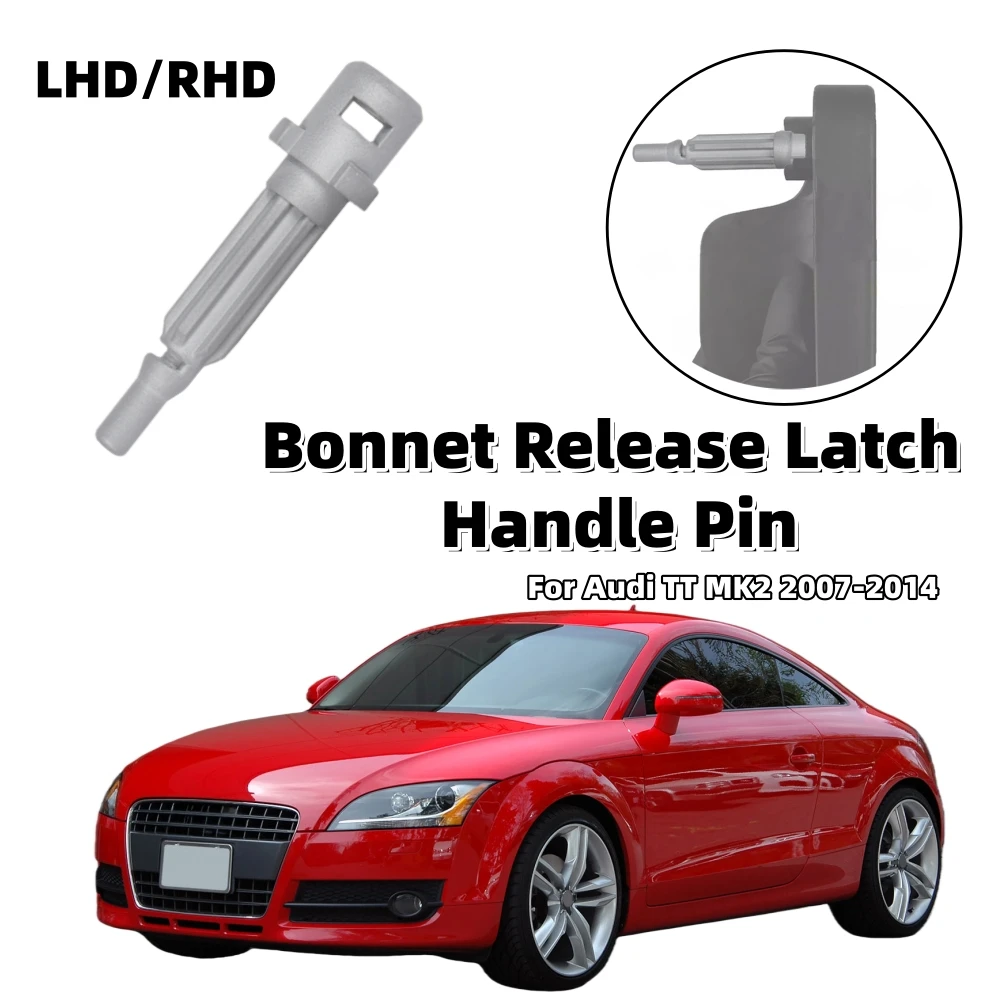 Broche de poignée de déverrouillage de capot, métal amélioré pour Audi TT MK2 2007 – 2014, pièce de poignée de verrouillage de déverrouillage de voiture