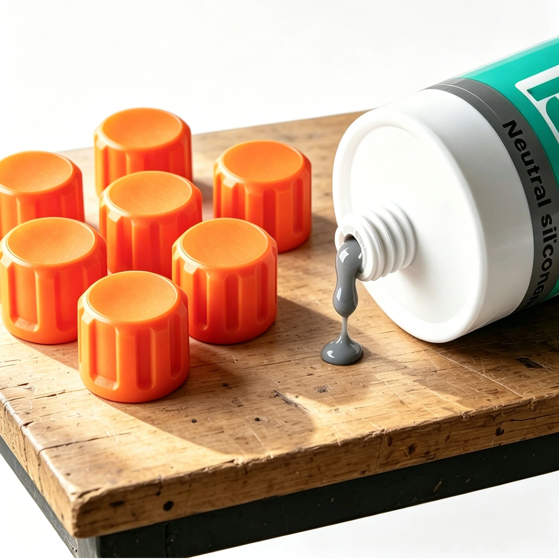 7Pcs Polygonal Anti-Hardening Caps for Standard Diameter Sealing, Leak-Proof and Waste-Reducing, Reusable Pipe Plugs - Threaded Sealing Pipe Plugs, Suitable for Caulking Tube Pipes, for Use with Home Improvement Tools and Accessories