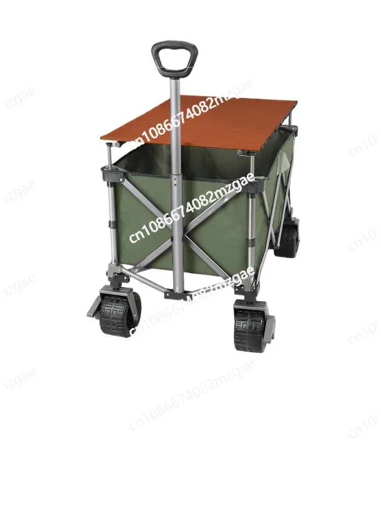 

Алюминиевый сплав, открытый кемпинг, большая емкость, овощной пикник, складная тележка для кемпинга, ручной прицеп для кемпинга