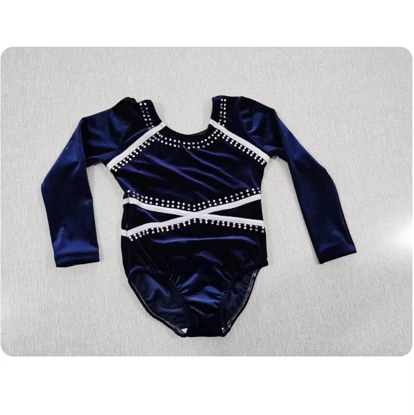Professional gymnastics clothing level competition clothing autumn and winter training clothing velvet gymnastics clothing