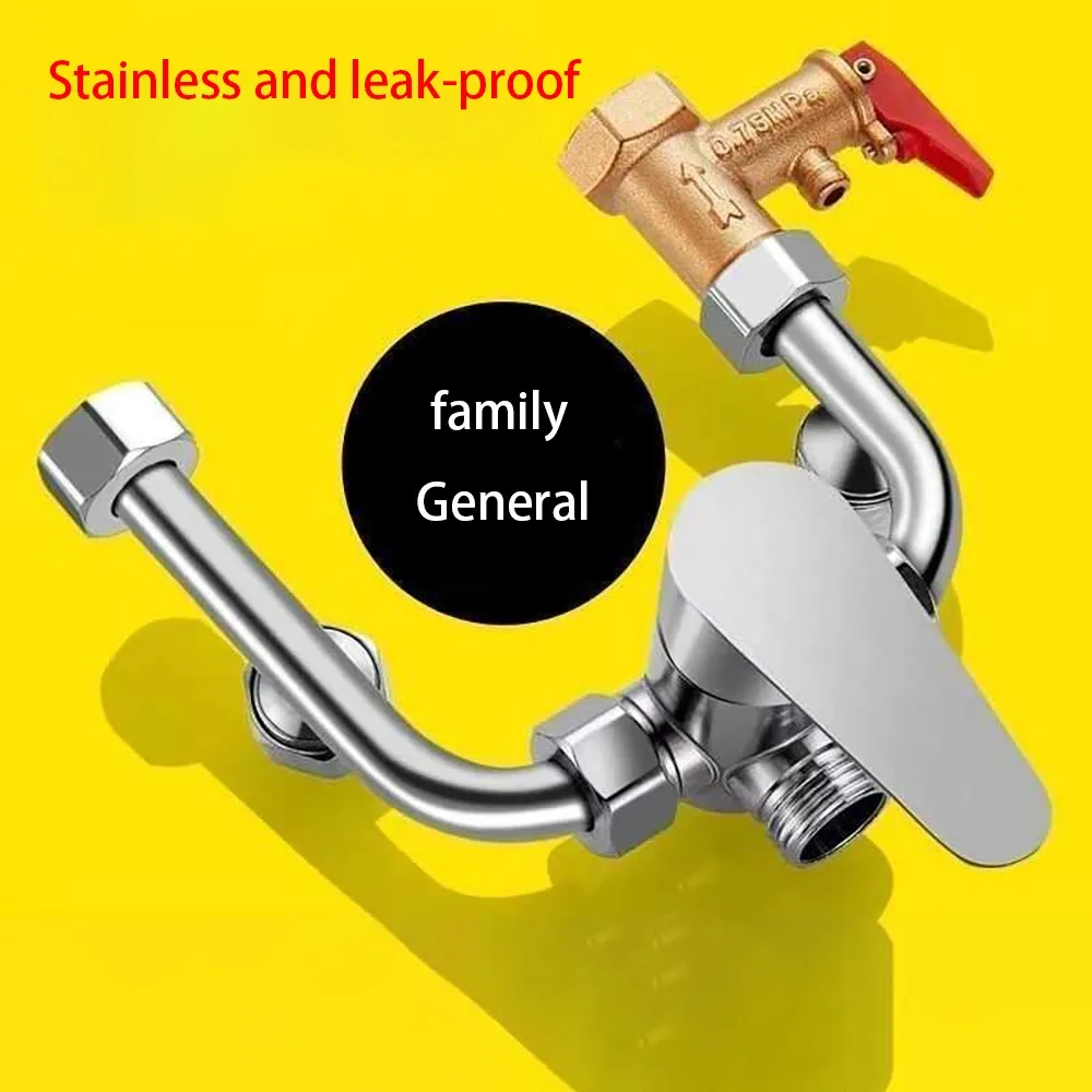 

Электрический водонагреватель из нержавеющей стали U-образный смесительный клапан с медным сердечником клапана, кран для горячей и холодной воды, переключатель для душа, душ Boo