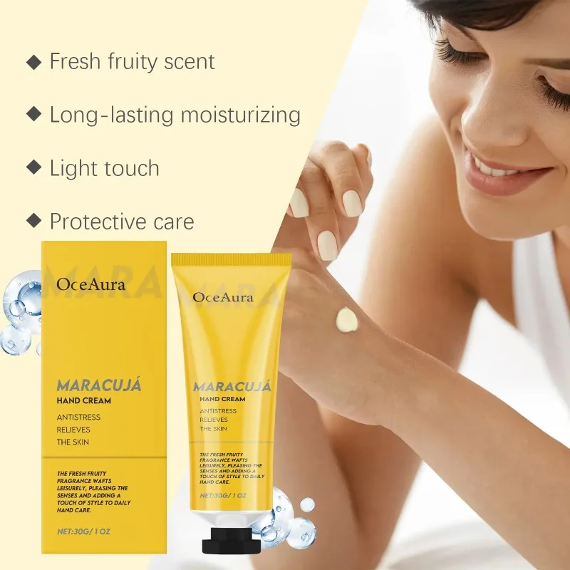 OceAura Vitamin E Moisturizing Hand Cream Nourishing Repair Dry Cracked Rough Hand Anti Freezing Smooth Portable Hand Care Cream