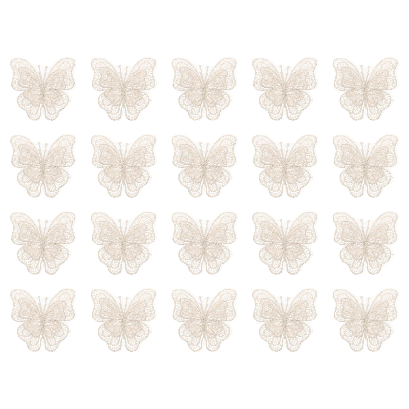 

20pcs DIY Appliques Decor Applique Decorative Clothing Accessories Delicate Clothing Patches Patch Sewing Bag Hat Craft