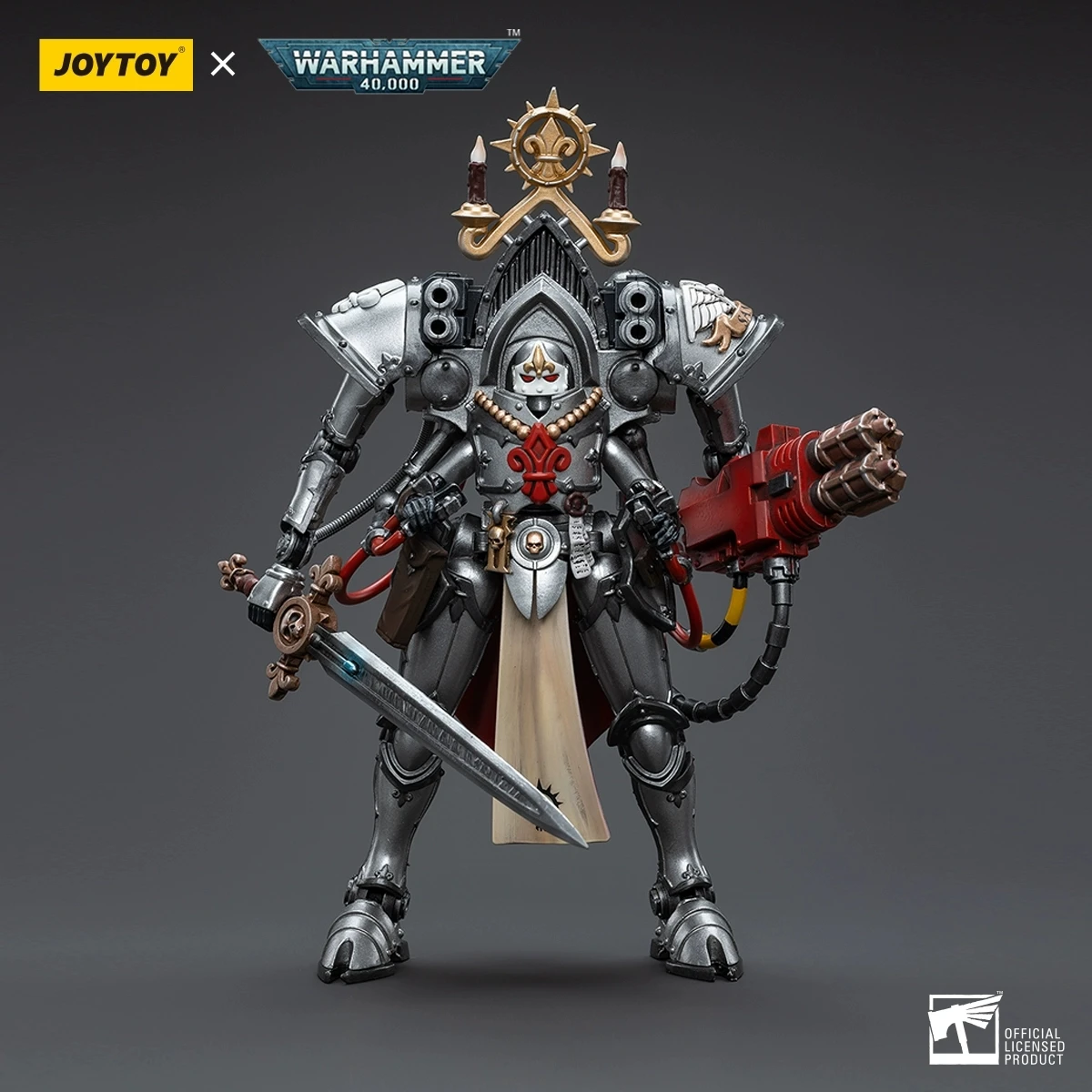 in Stock JOYTOY 1/18 Adepta Sororitas Order of the Argent Shroud Paragon Warsuit Sister Collaen Mecha Action Figure Anime Model