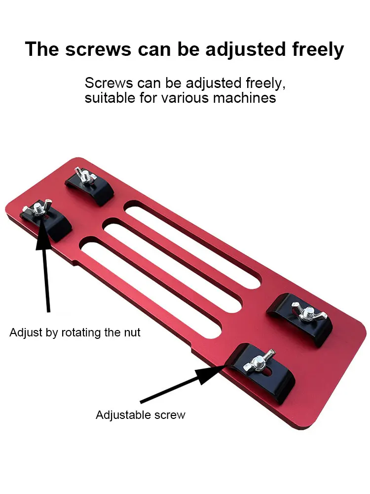 Carpentry Adjustable Cutting Wood Board Bracket Universal Base Plate for Marble Machine Handheld-saw Quick Positioning Bracket