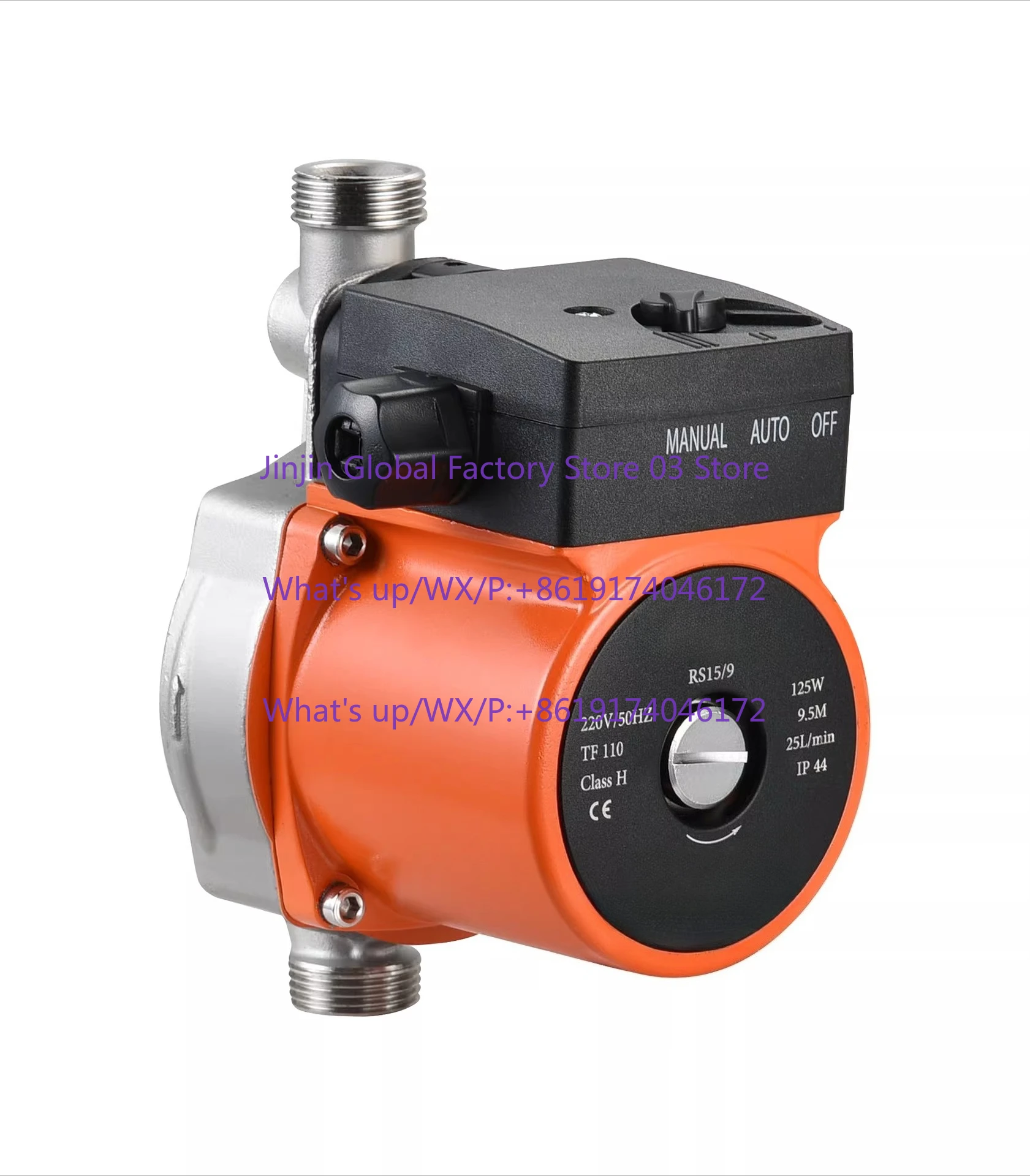 

Automatic household supercharged circulating canned pump booster pump LPA15/90 stainless steel pump head