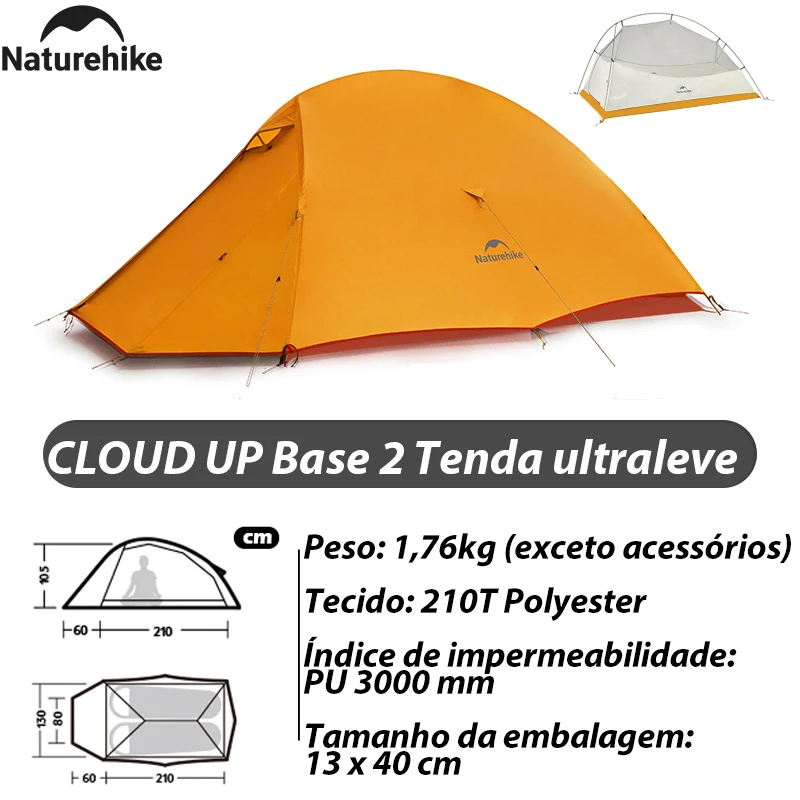 Naturehike-2テント,1, 2, 3人用,スターリバーサイクリング,超軽量