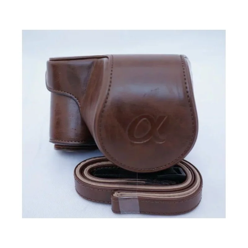 カメラバッグ PU デジタルカメラビデオケース A6300 A6000 アクセサリーソニー A6300 A6000 @