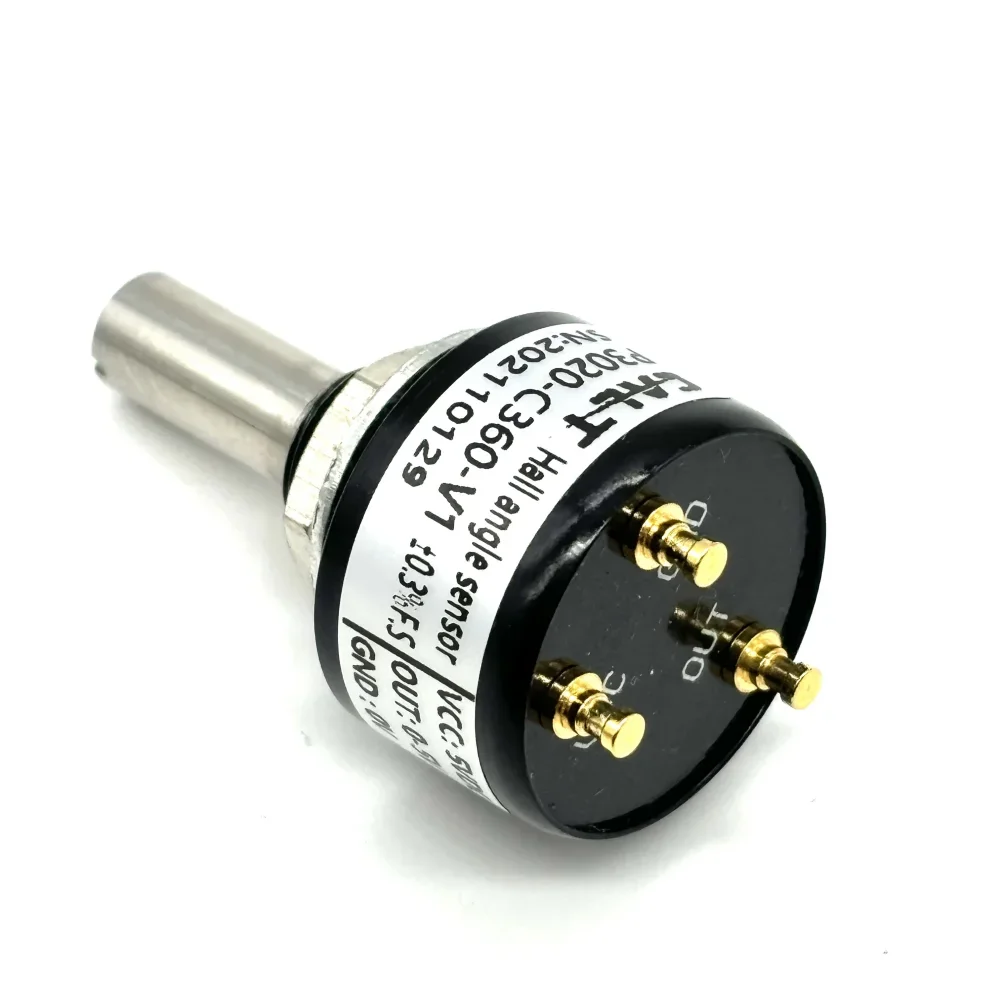 Precision 0-5V Rotary Potentiometer P3020-V1-CW360 0~360 Degrees Hall Angle Sensor