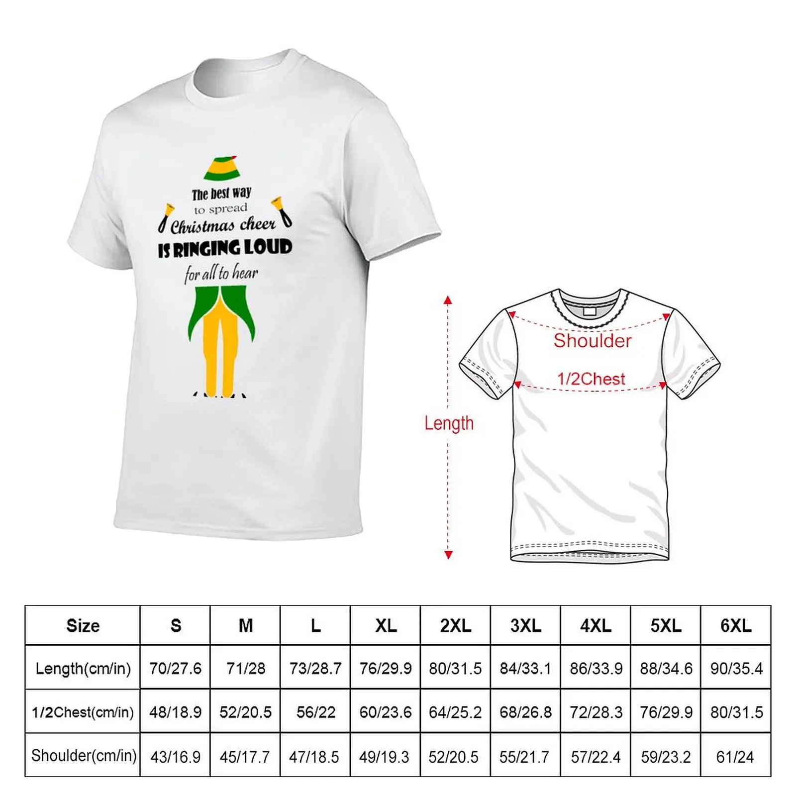Spread Christmas Cheer (Ringing) T-Shirt Quick Dry Light Sports T-Shirt