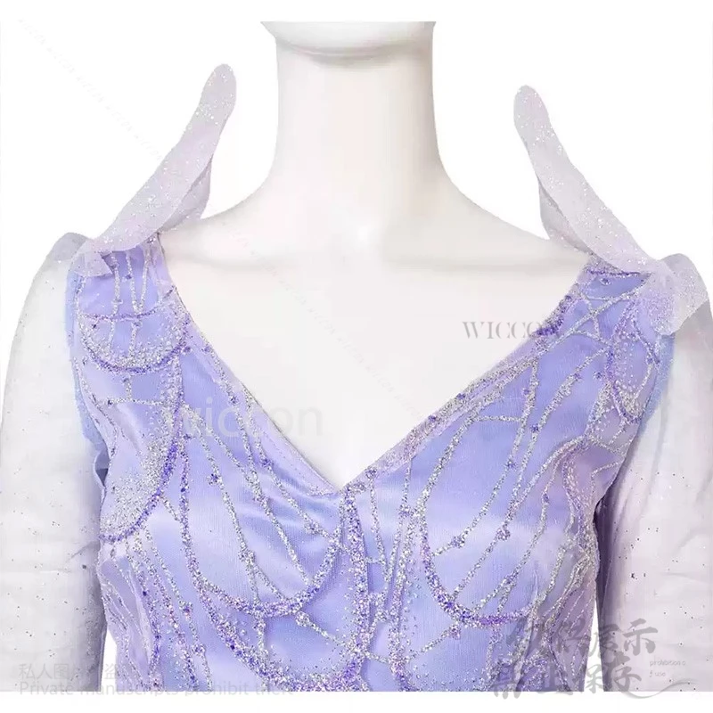 Anime Movie WICKED Cosplay Glinda Cartoon Fiary Clothing Lolita Dress Wigs Adult Women Roleplay Halloween Christmas Customized