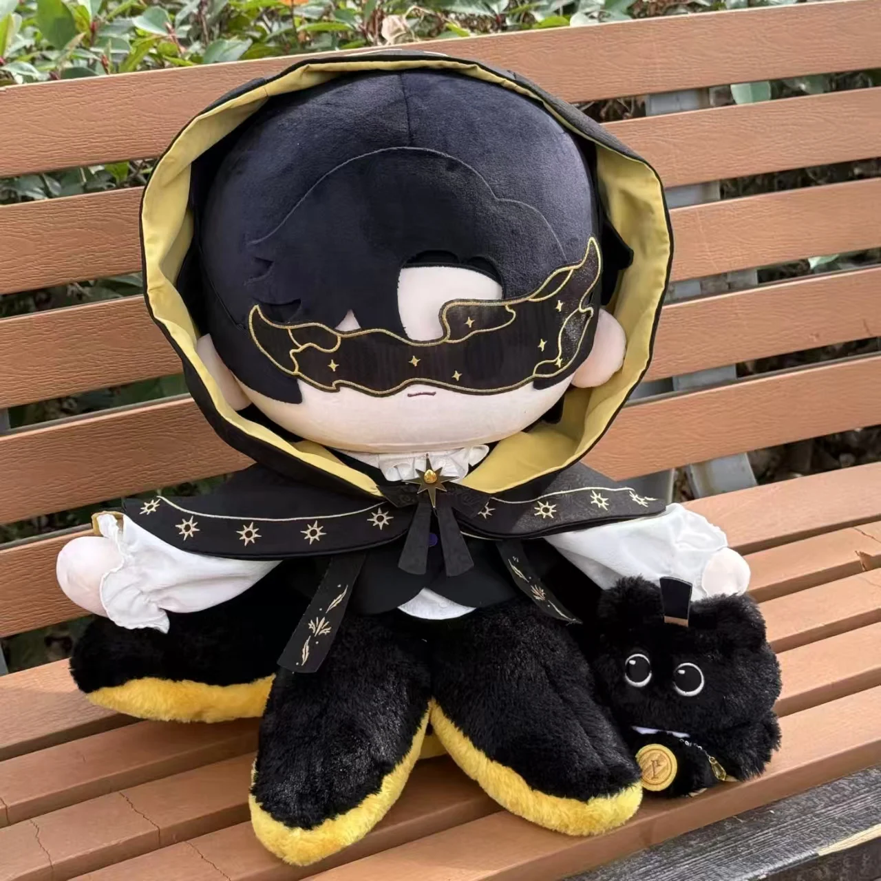 

New Hot Lord Of The Mysteries Klein The Fool 40cm Sitting Pose Cute Soft Doll Anime Peripheral Acg Toy Figure For Fans Collector