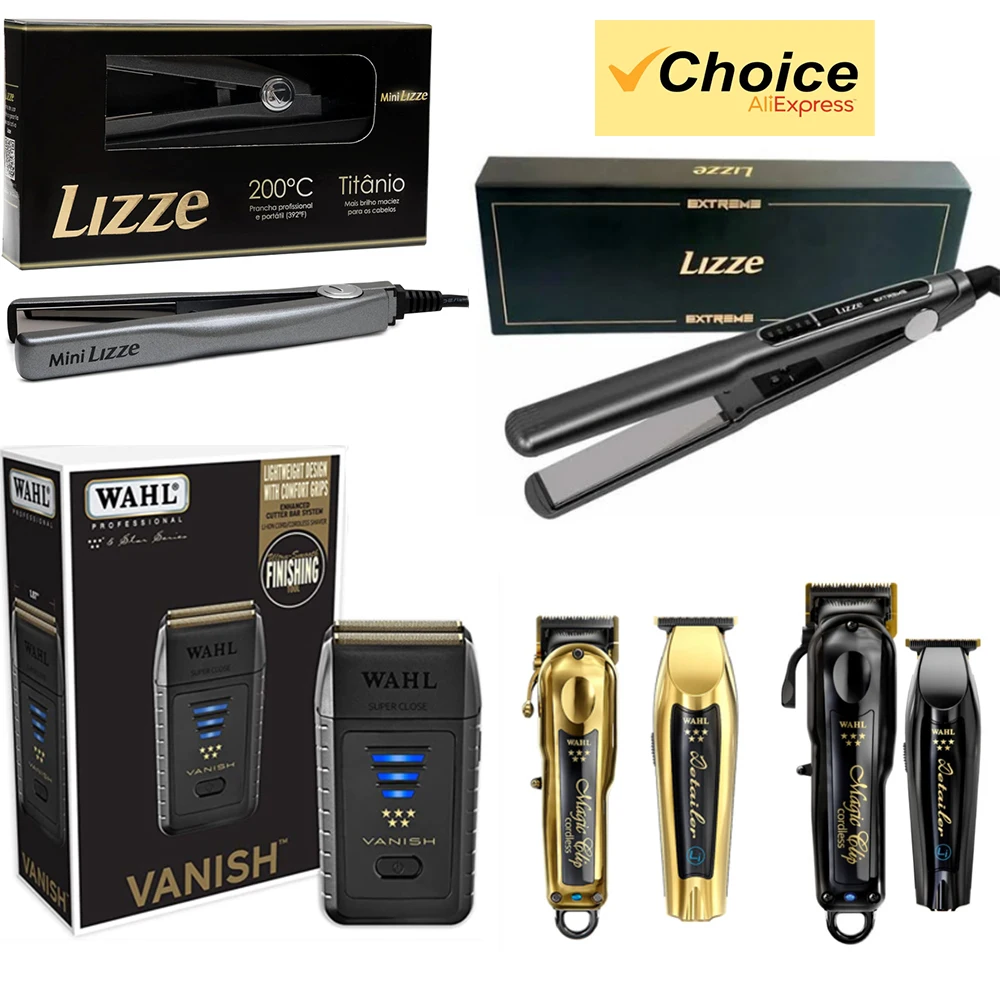 المهنية اللاسلكية ماجيك كليب التفاصيل لي، WAHL قسط الأسود الحلاق كومبو التلاشي ماكينة حلاقة لوحة فرد الشعر من Lizze