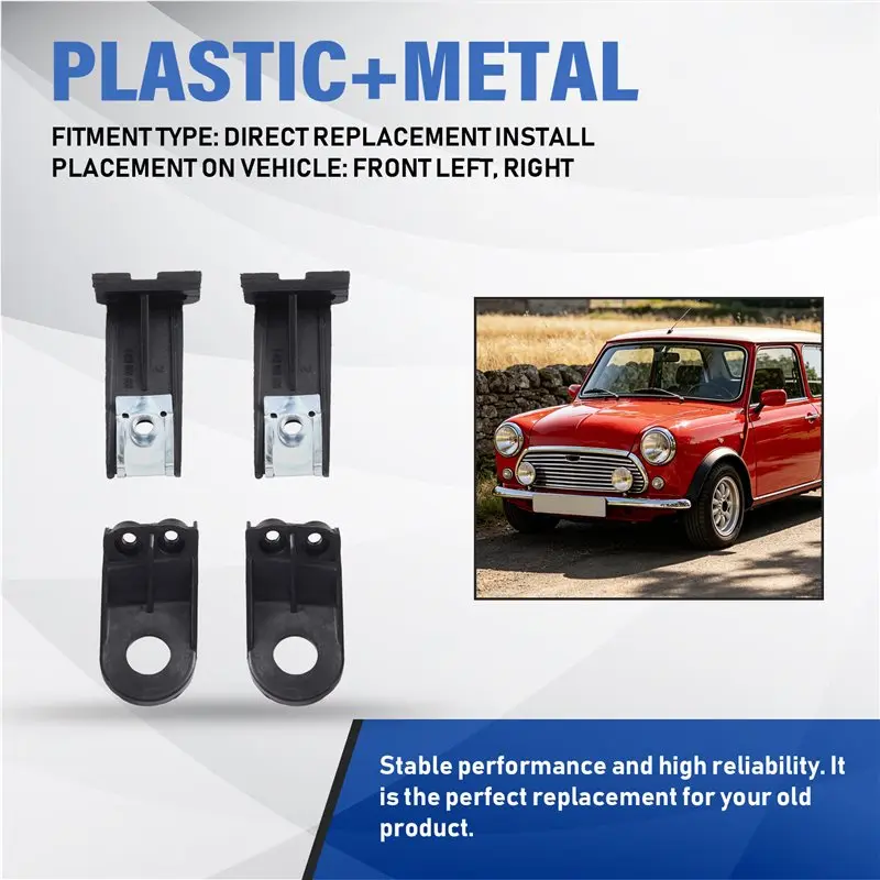 Firmly New 63117441309 Front Headlight Mount Repair Kit For Mini Countryman F60 2016-2024 Headlamp Mounting Bracket Set