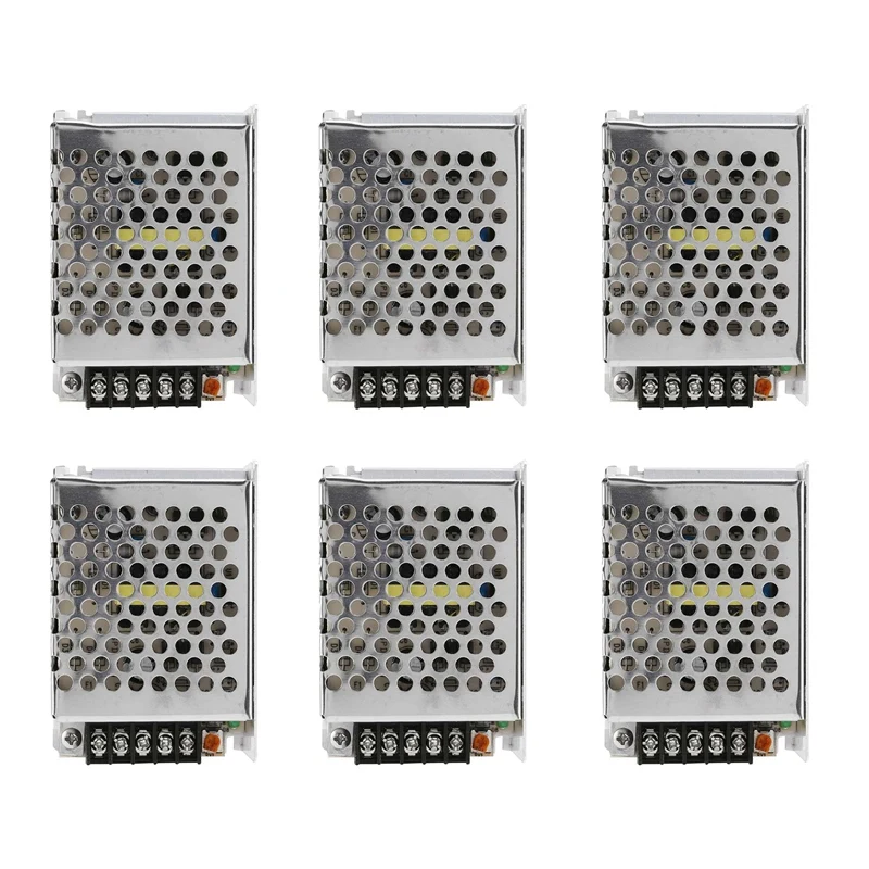 

6X AC 100V-240V To DC 12V 3A 36W Трансформатор напряжения Переключатель светодиодной ленты Источник питания