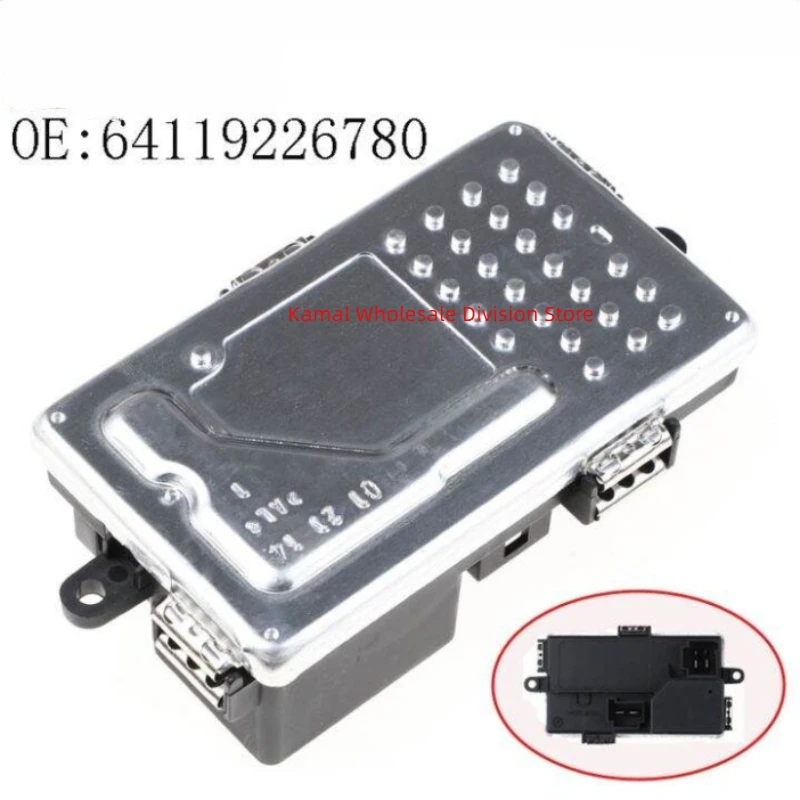 

Areyourshop Heater Blower Motor Resistor 64119226780 For BMW F10 F11 F01 528i 535i 535d 64119226780