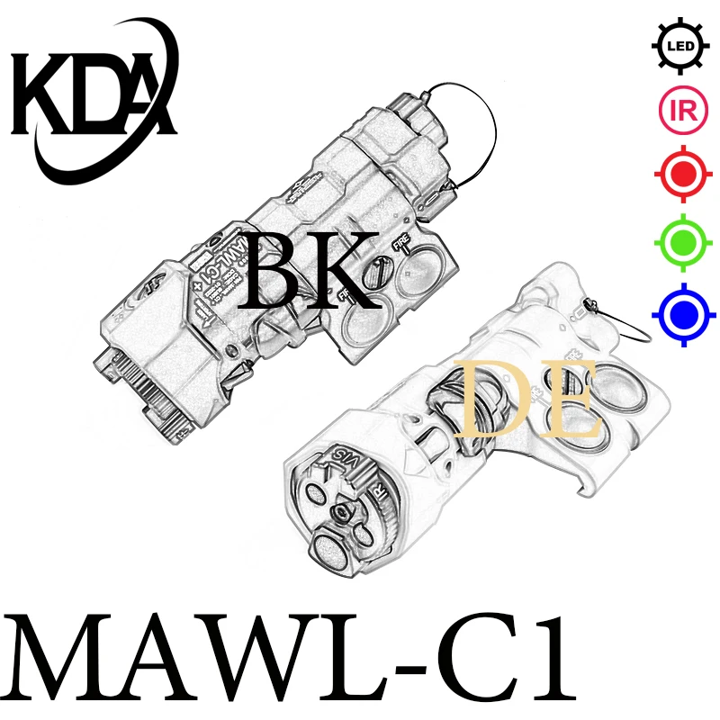 

MAWL Metal Version M300 M600 X300 Flashlight