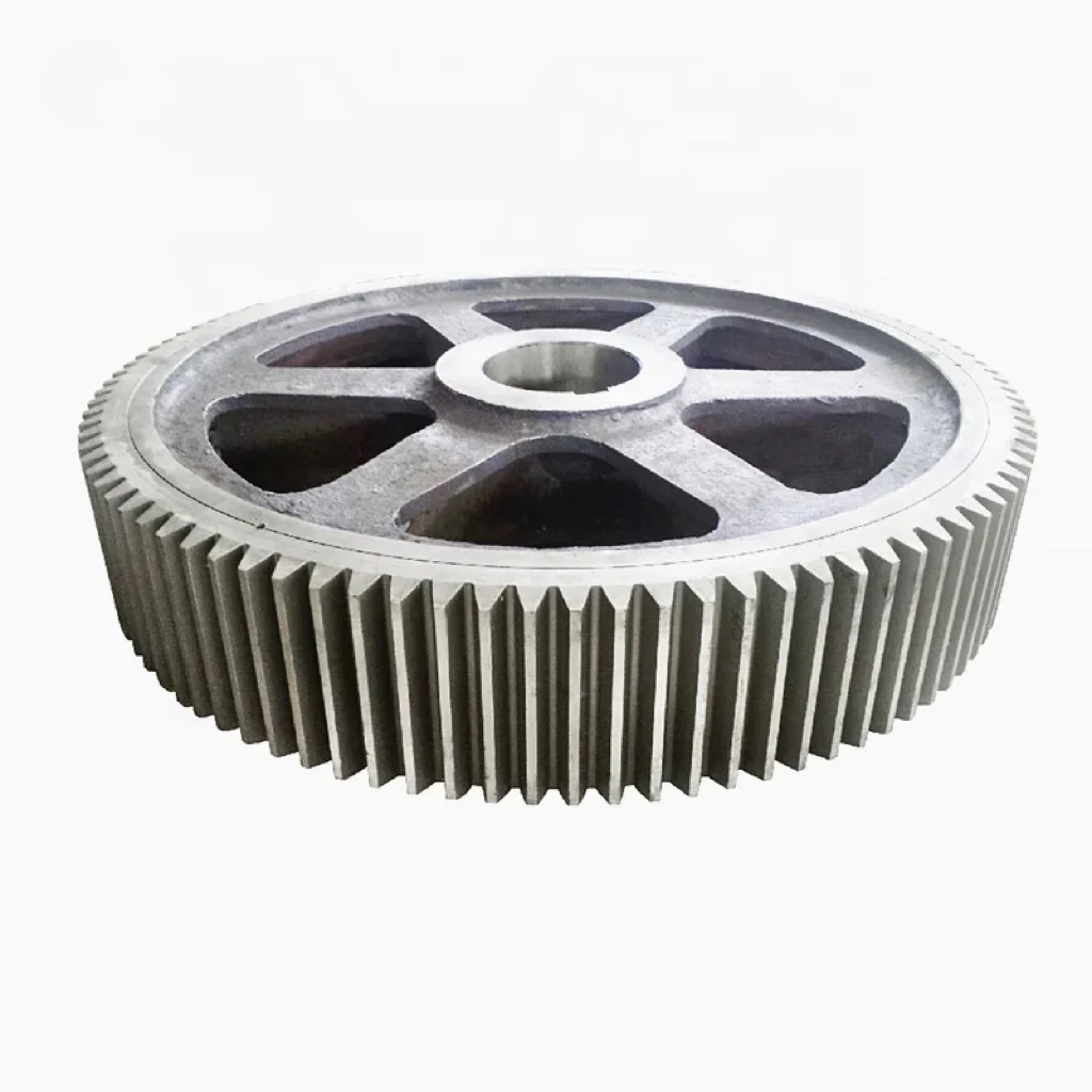 Changteng Machinery large diameter gear gearbox reducer custom cast metal steel straight tooth big gear